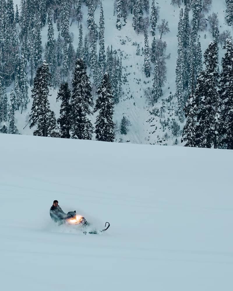 Gulmarg snowcapped mountains