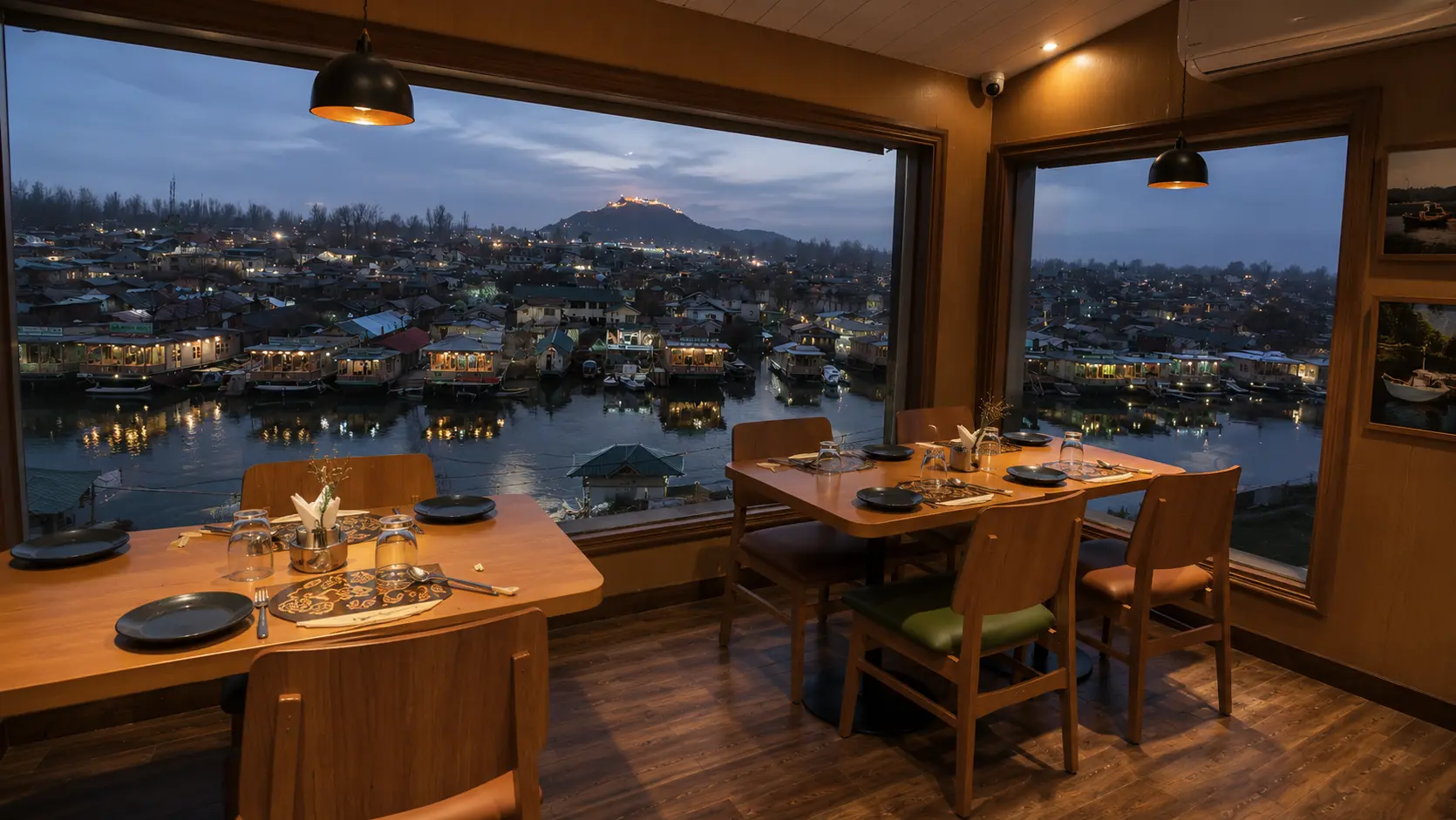 Clove — The art of dining, facing the Zabarwan.