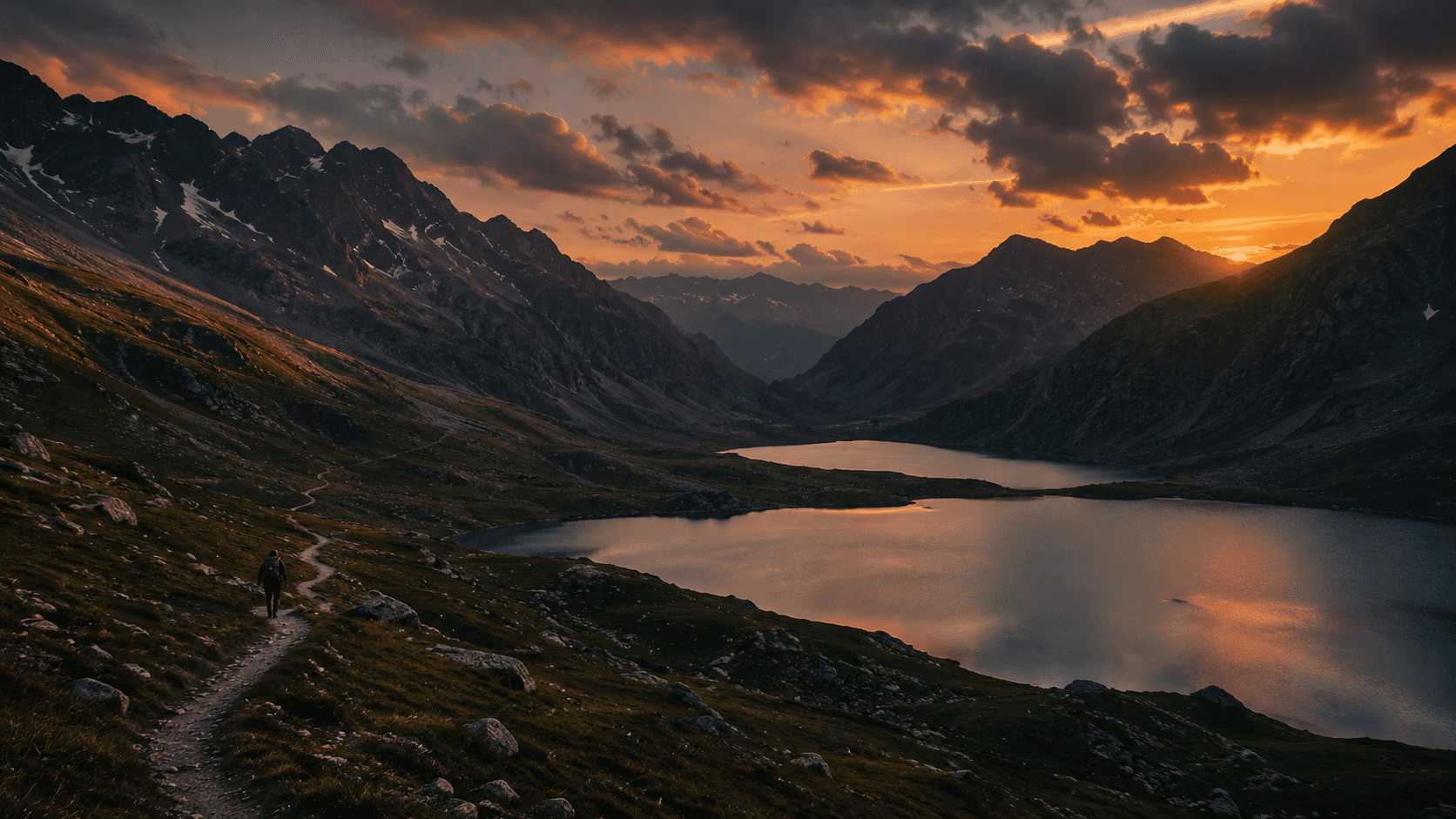 Tarsar Marsar Alpine Lake